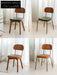 retro dining chair iron simple home
