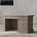 Retro Solid Oak Wood Dressing Table Console Desk for Bedroom Makeup Vanity