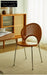 Retro solid wood shell chair home
