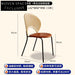 Retro solid wood shell chair home