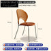 Retro solid wood shell chair home