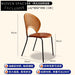 Retro solid wood shell chair home