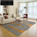 Retro Style Hand-Tufted Wool Rug, Irregular Geometric Modern Living Room Carpet