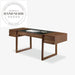 Retro Walnut Solid Wood Executive Manager Office Desk