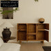 Retro Wooden Home Entryway Sideboard Buffet Cabinet with Storage and Style