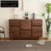 Retro Wooden Home Entryway Sideboard Buffet Cabinet with Storage and Style