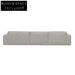 Right Chaise Fabric Sofa - Fog Grey Chaise Sofa