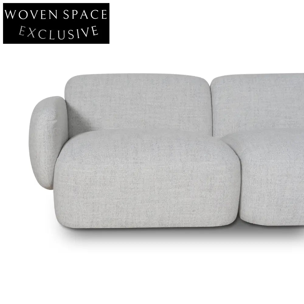Right Chaise Modular Sofa - Cloud Grey Chaise Sofa