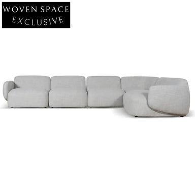 Right Chaise Modular Sofa - Cloud Grey Chaise Sofa