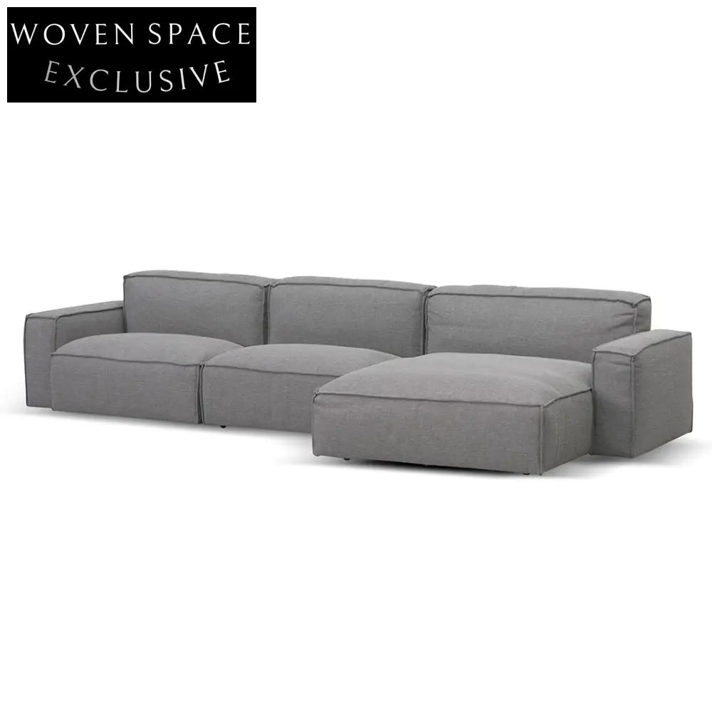 CLC8327-KSO Right Chaise Sofa - Graphite Grey