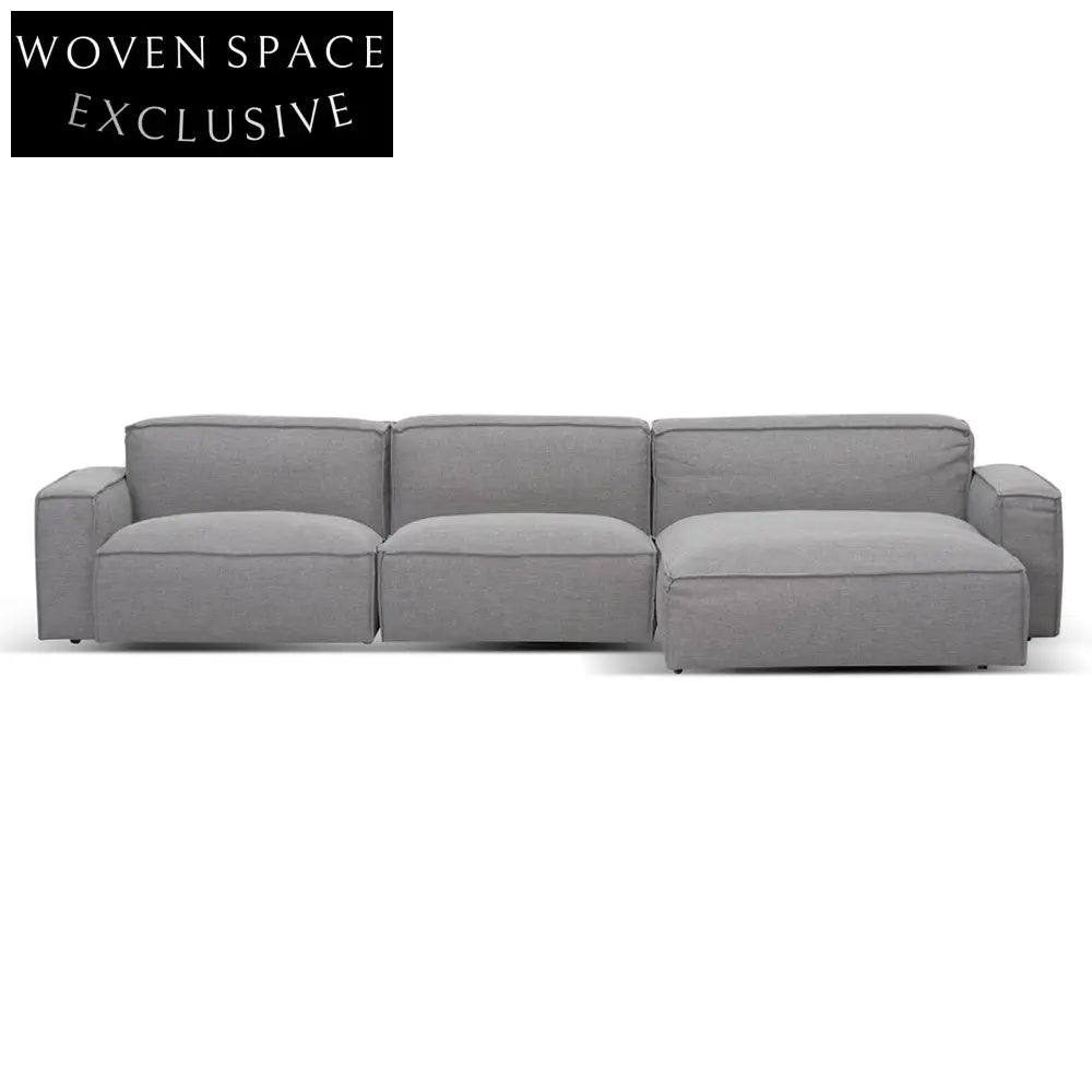 Right Chaise Sofa - Graphite Grey Chaise Sofa