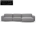 Right Chaise Sofa - Graphite Grey Chaise Sofa