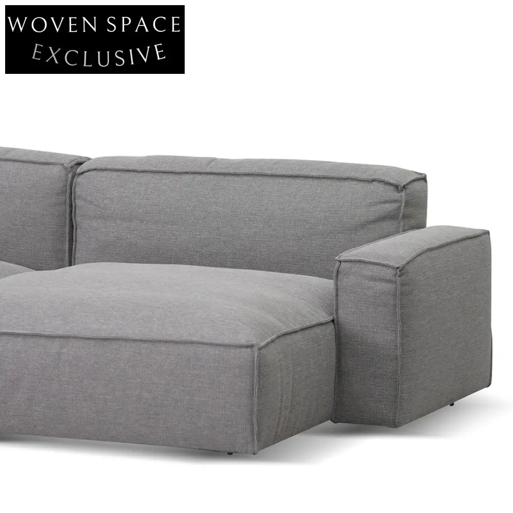 Right Chaise Sofa - Graphite Grey Chaise Sofa