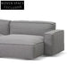 Right Chaise Sofa - Graphite Grey Chaise Sofa