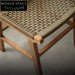 Riva Comfortable Teak Balcony Chair with Rattan Rattan
