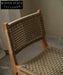 Riva Comfortable Teak Balcony Chair with Rattan Rattan