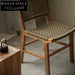Riva Comfortable Teak Balcony Chair with Rattan Rattan