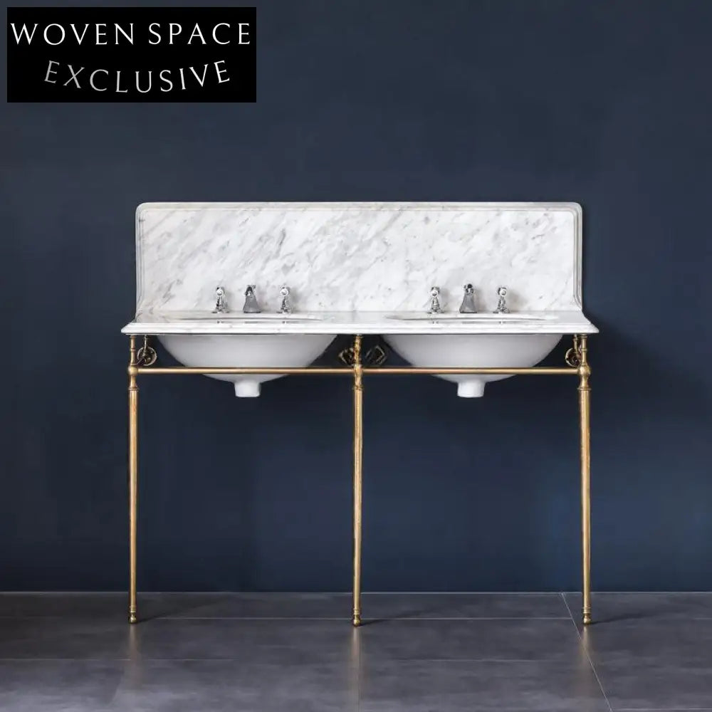 Robine Marble Basin with Copper Bracket