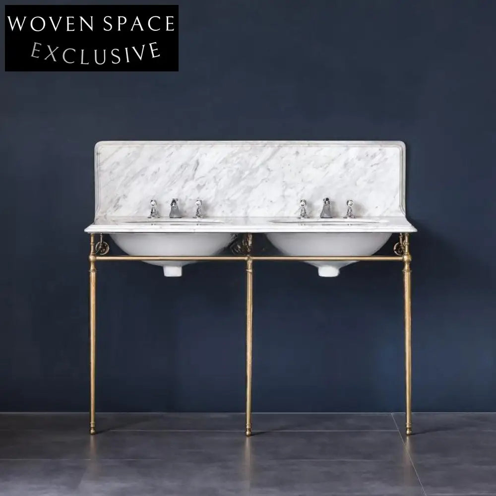Robine Marble Basin with Copper Bracket