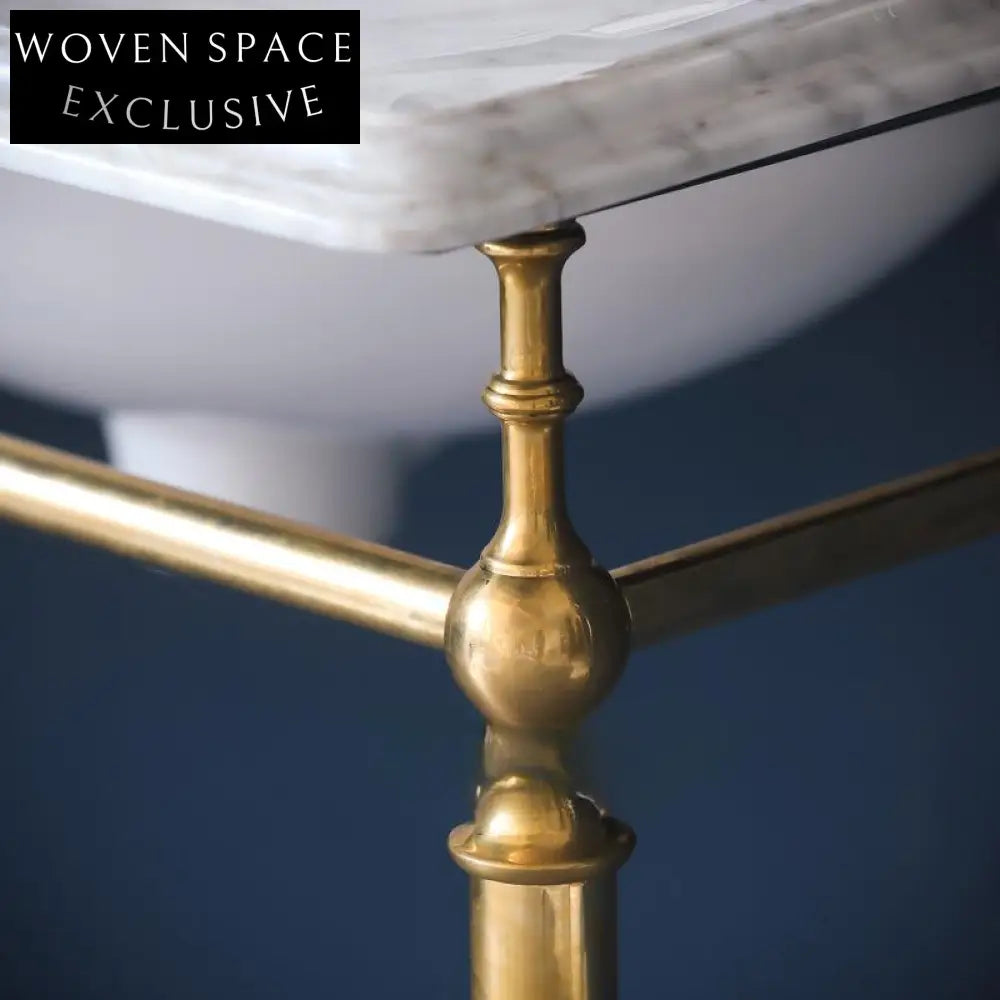 Robine Marble Basin with Copper Bracket