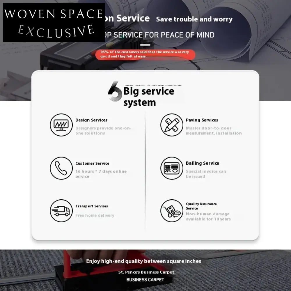 Robust PVC Backed Modern Commercial Square Carpet Tile