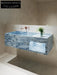 Rohan White Wall-Mounted Marble Basin