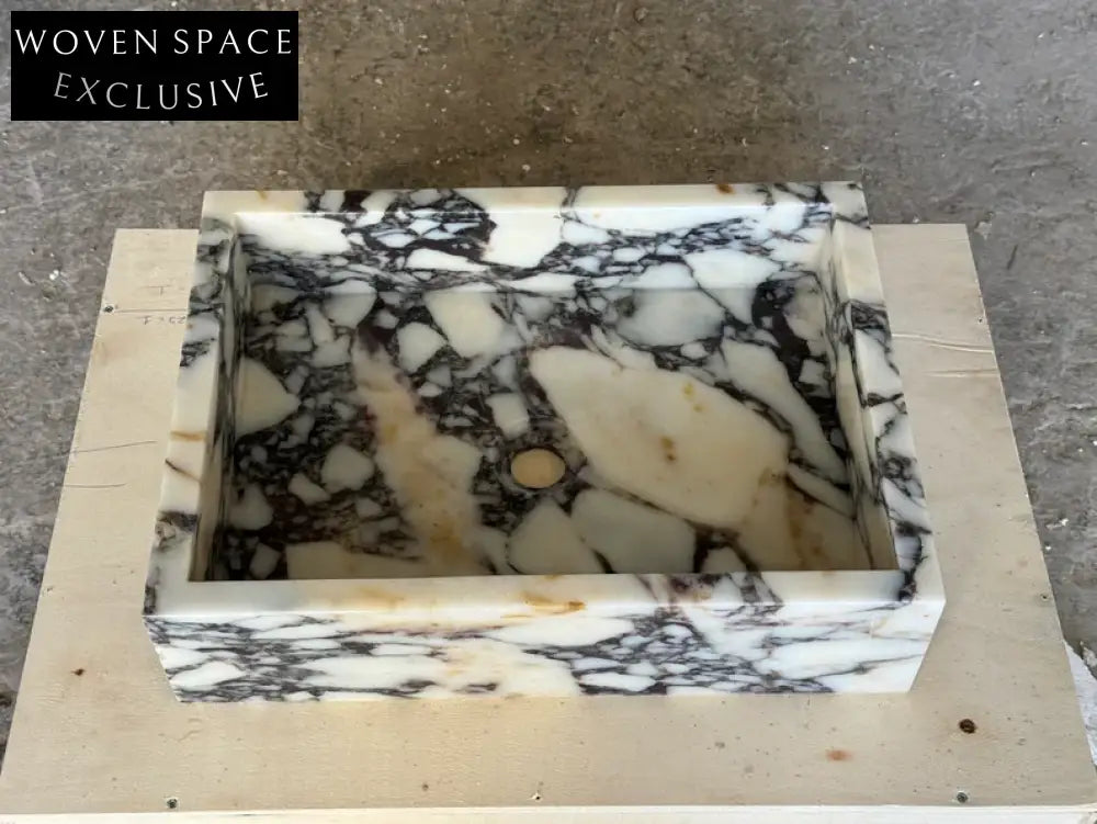 Romeo Calacatta viola marble sink wash basin