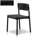  Rope Seat Dining Chair - Black (set of 2)