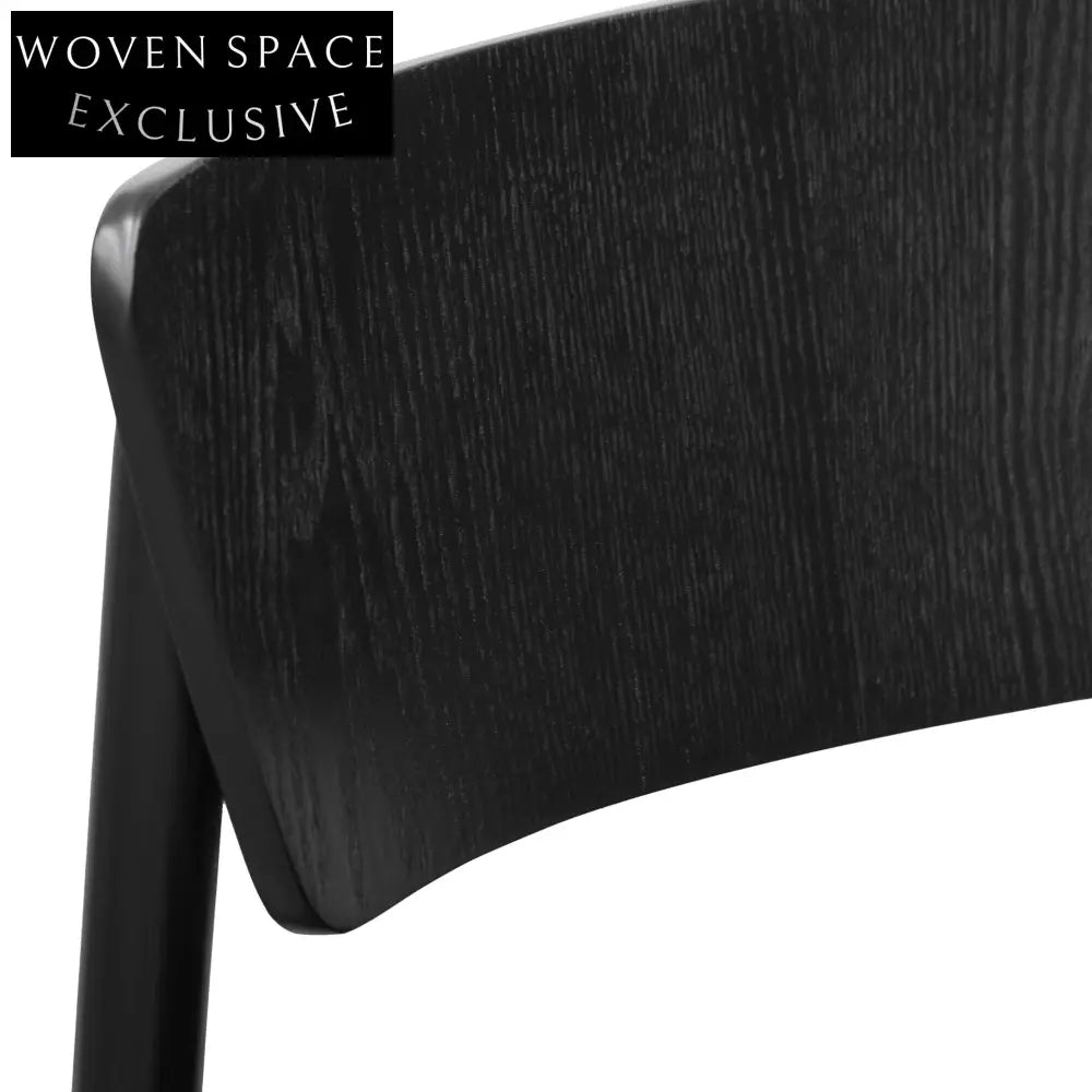 Rope Seat Dining Chair - Black (set of 2) Dining Chairs