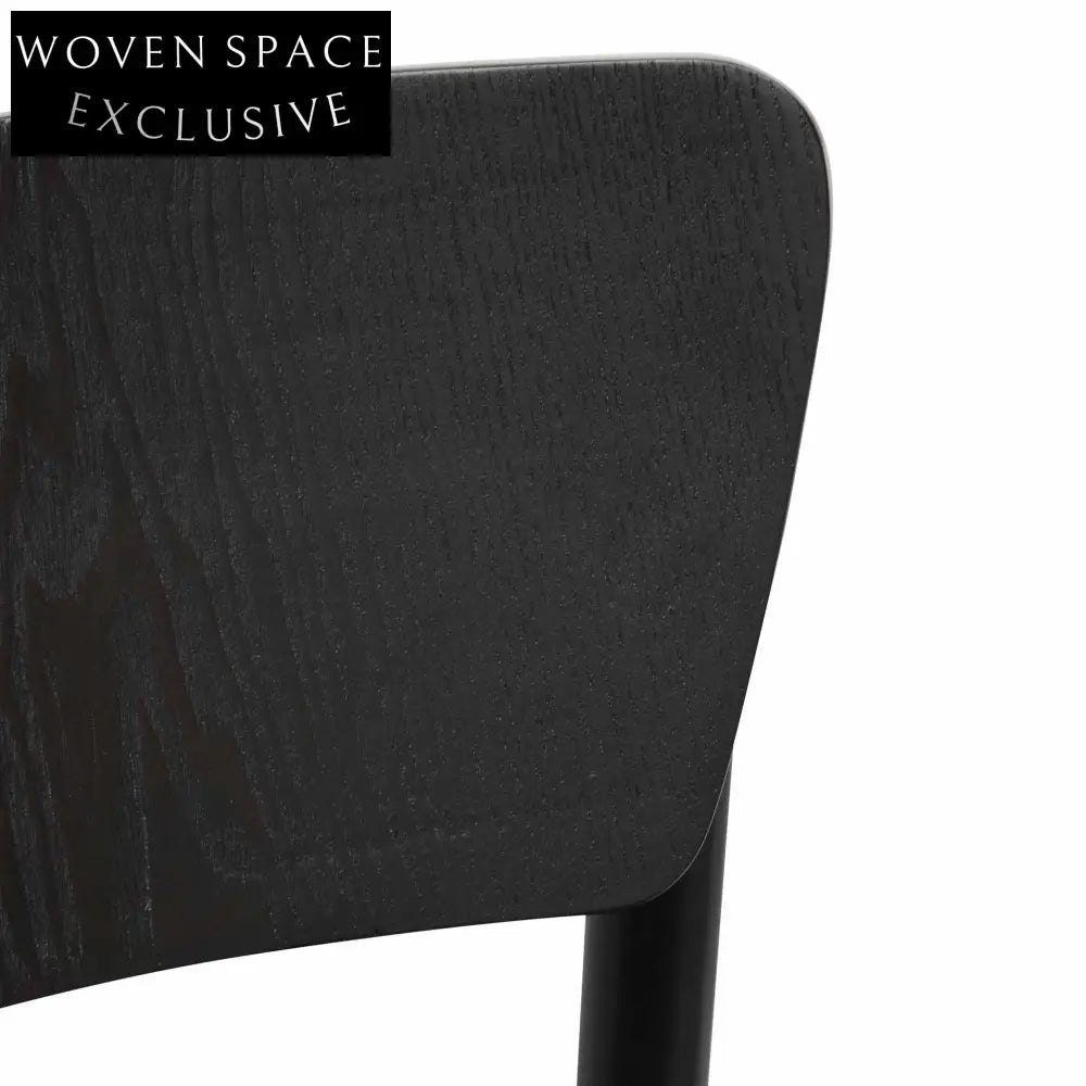 Rope Seat Dining Chair - Black (set of 2) Dining Chairs