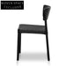 Rope Seat Dining Chair - Black (set of 2) Dining Chairs