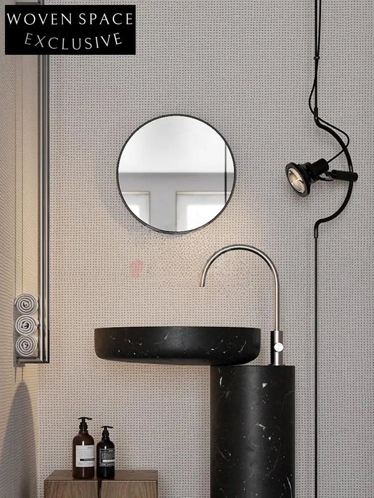 Rose uhe Medieval Marble Pedestal Basin