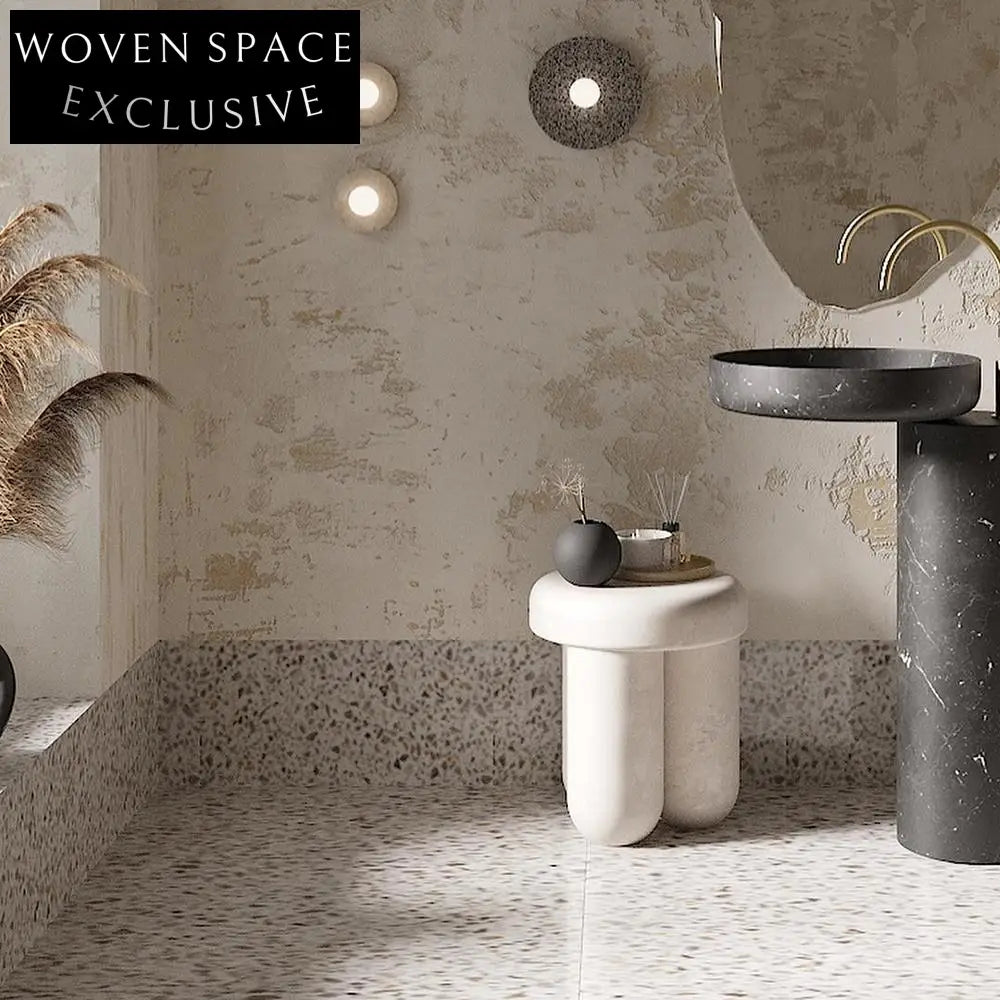 Rose uhe Medieval Marble Pedestal Basin