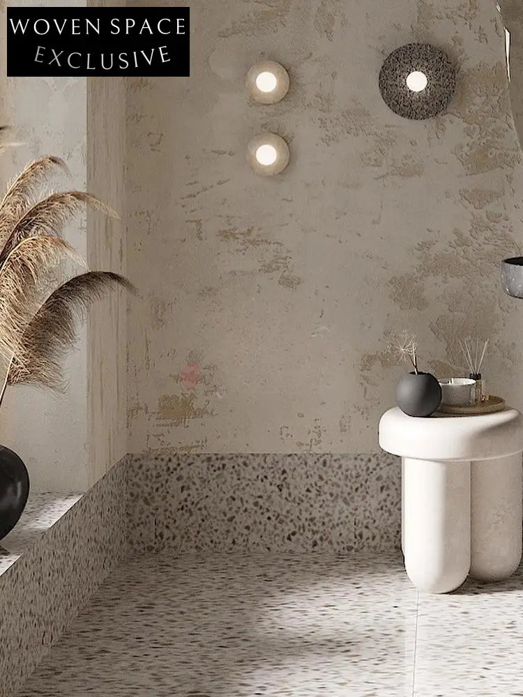 Rose uhe Medieval Marble Pedestal Basin