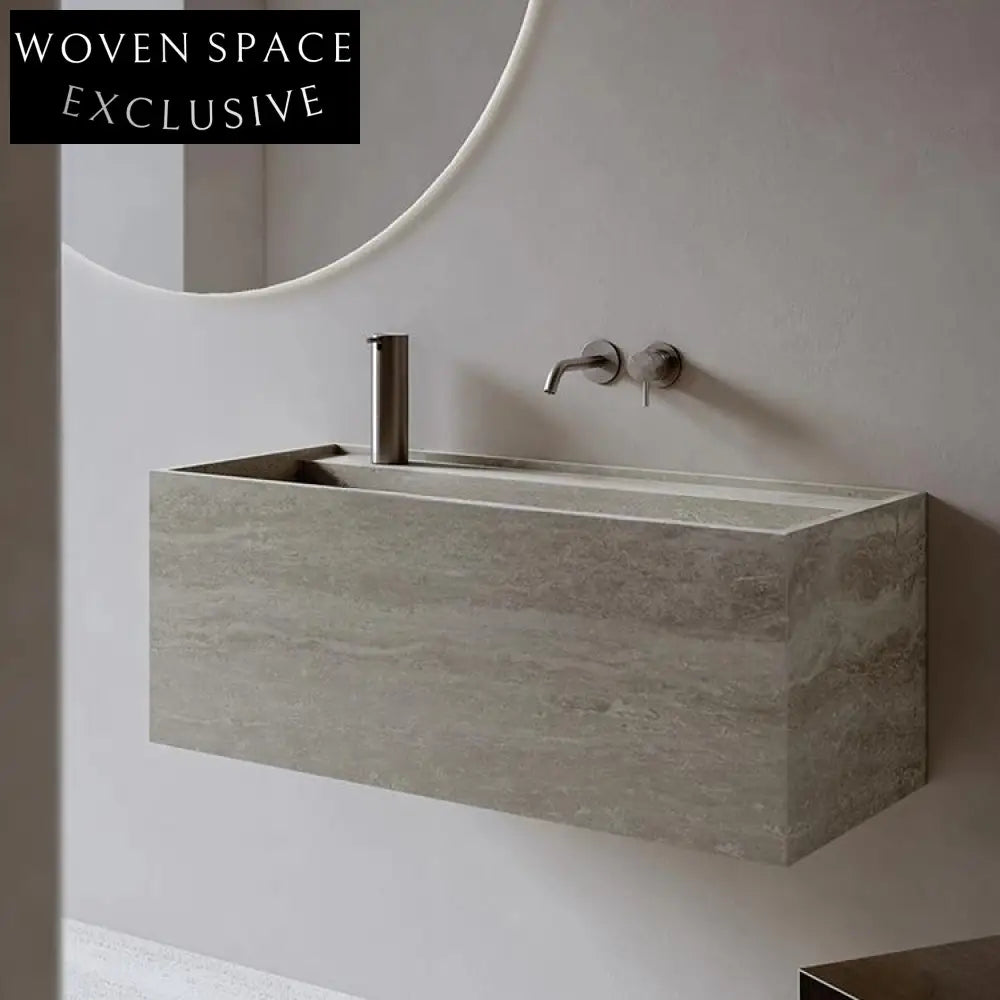 Ryker Narrow Edge Rock Slab Sink