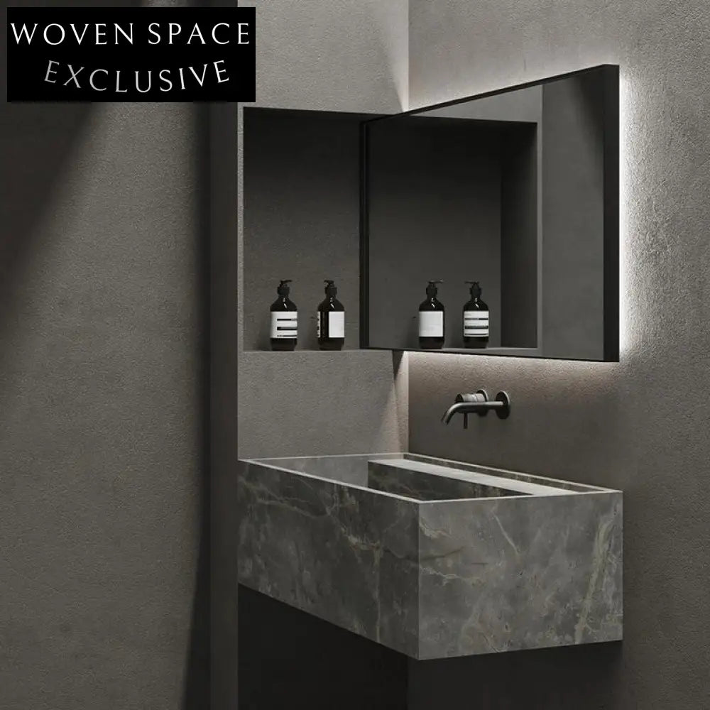 Ryker Narrow Edge Rock Slab Sink