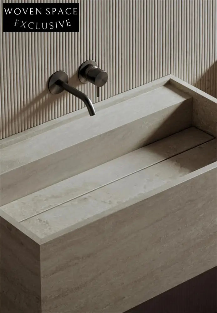 Ryker Narrow Edge Rock Slab Sink