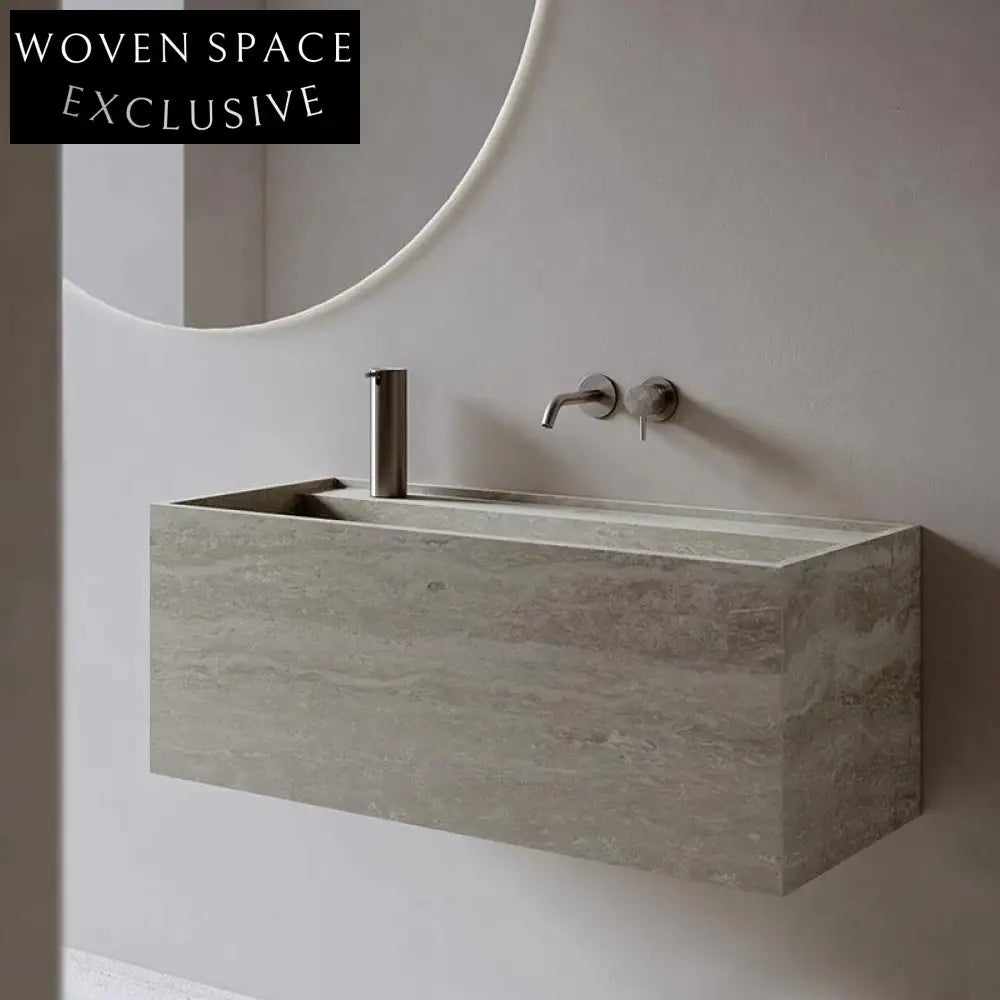 Ryker Narrow Edge Rock Slab Sink