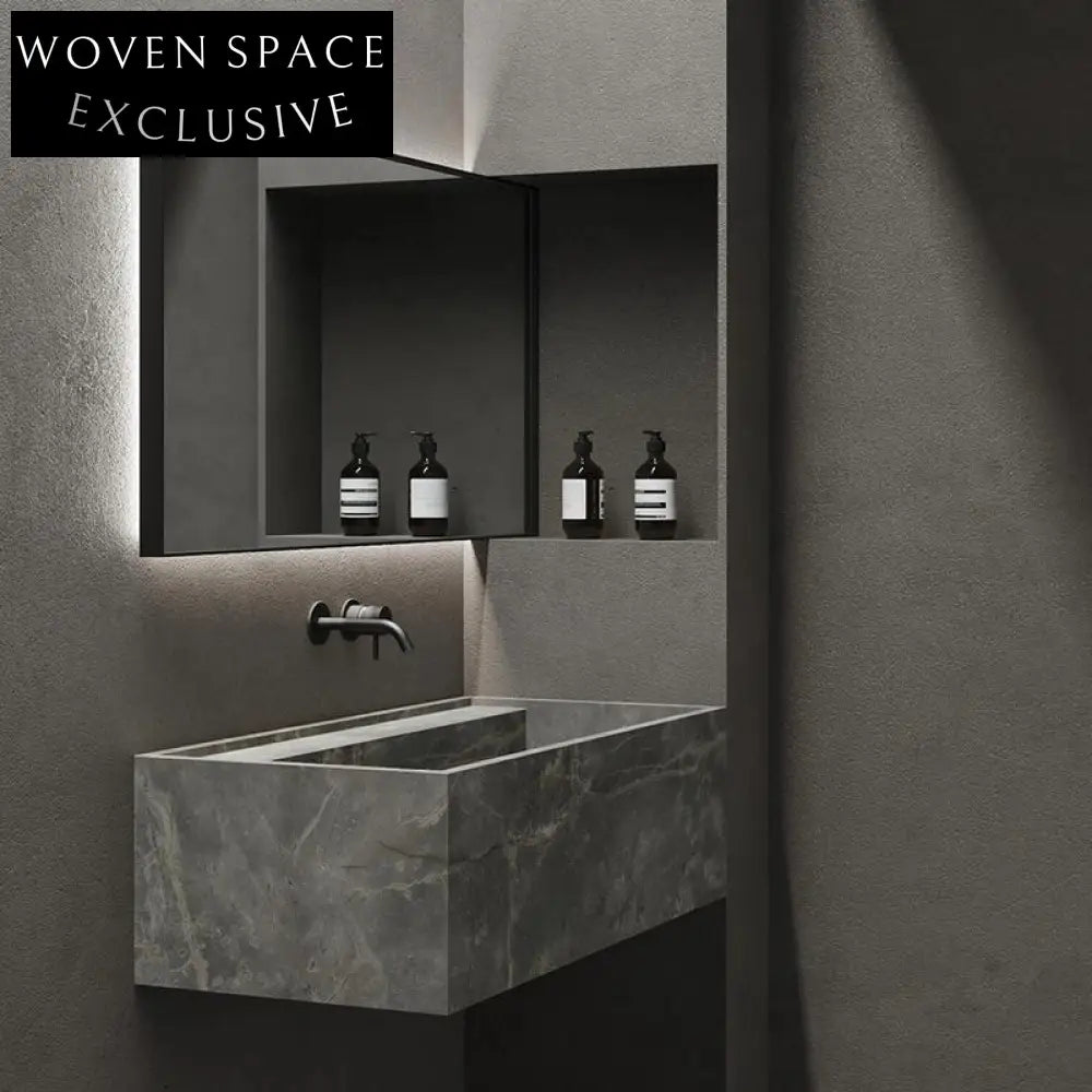 Ryker Narrow Edge Rock Slab Sink