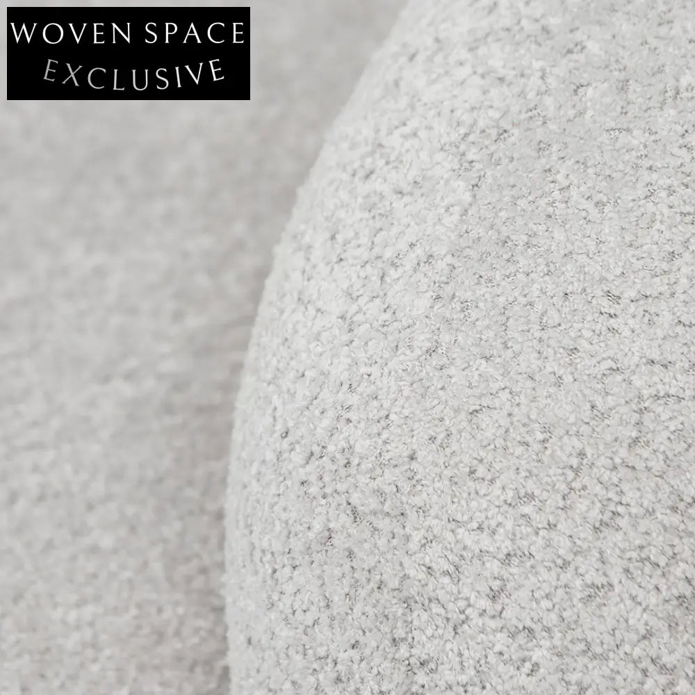 Salt White 3 Seater Fabric Sofa Sofas