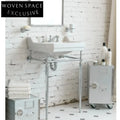 Sarah Silver Chrome Three-Hole Faucet
