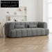 Scandinavian Inspired Fabric Sofa, Modern Luxury Living Room Couch, Comfortable Seating