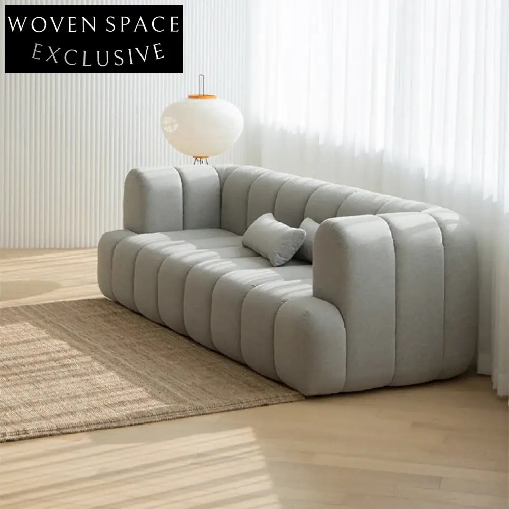Scandinavian Inspired Fabric Sofa, Modern Luxury Living Room Couch, Comfortable Seating