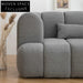 Scandinavian Inspired Fabric Sofa, Modern Luxury Living Room Couch, Comfortable Seating
