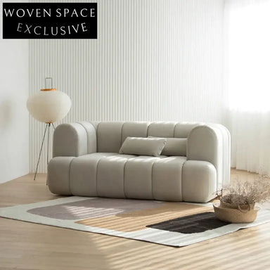 Scandinavian Inspired Fabric Sofa, Modern Luxury Living Room Couch, Comfortable Seating