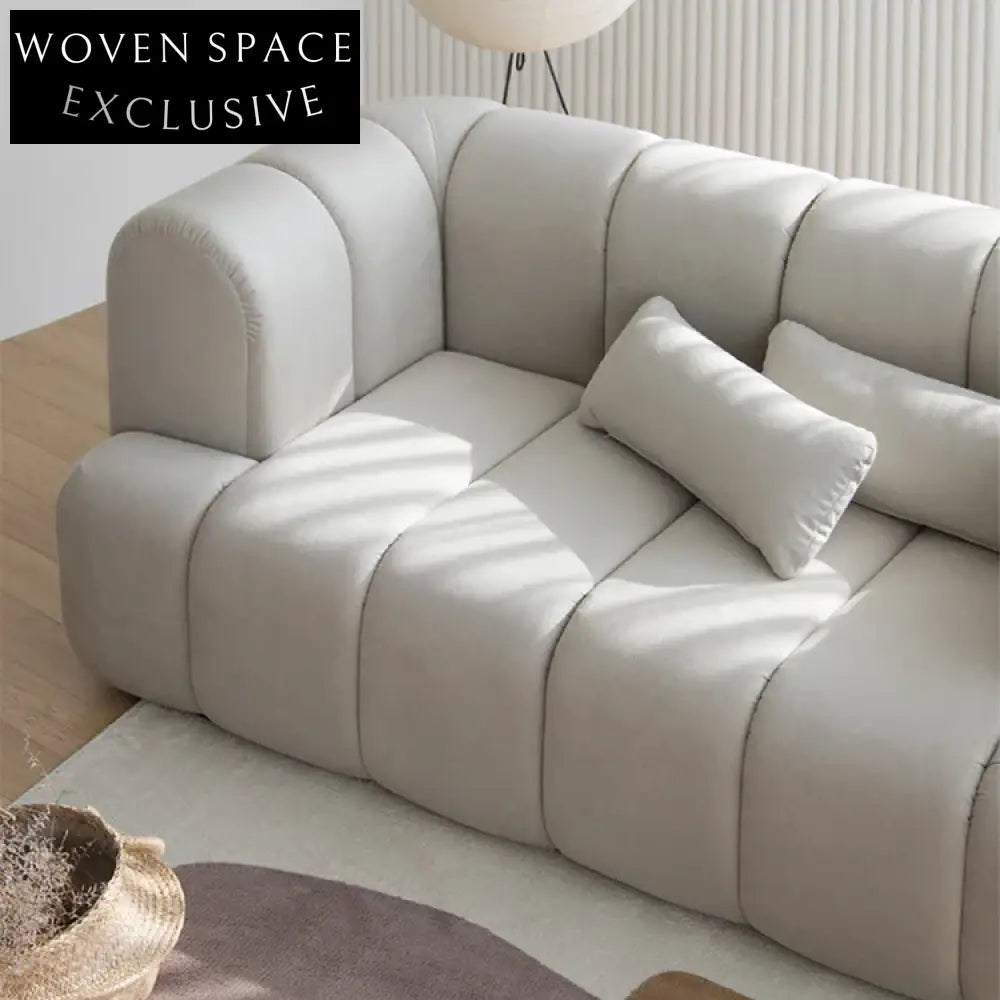 Scandinavian Inspired Fabric Sofa, Modern Luxury Living Room Couch, Comfortable Seating