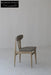 Elegant Scandinavian Mid-Century Oak Dining Chair Upholstered Vintage Design
