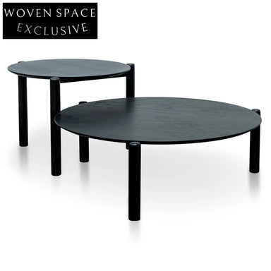 CCF2816-KD-CF2817-KD - Nest of Coffee tables - Black