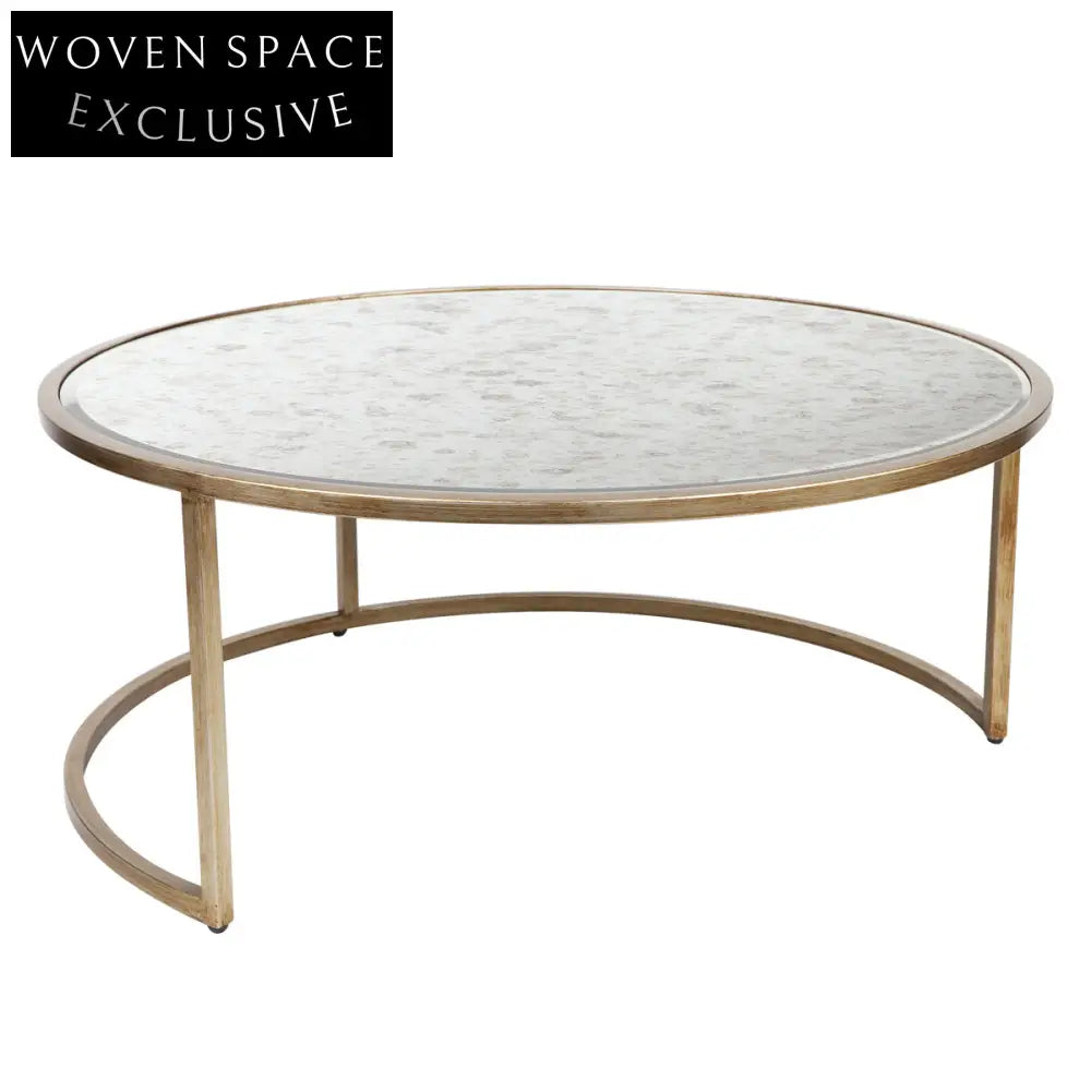 Serene Nesting Coffee Tables - Antique Gold Coffee Table
