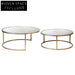 Serene Nesting Coffee Tables - Antique Gold Coffee Table